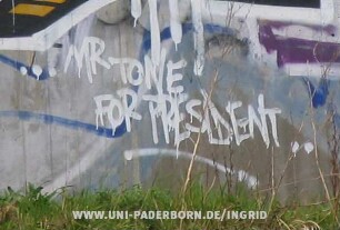 ...MR TONE FOR PRESIDENT..