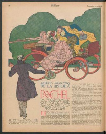 Rachel - La pordiosera que logró ser reina de los salones : Mujeres famosas de la historia