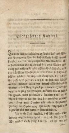 Siebzehntes Kapitel
