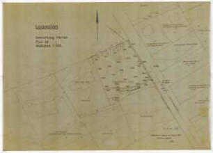 Wohnhaus Dr. Gnichwitz, Herten Ausführungsplanung: Gemarkung Herten: Lageplan 1:500