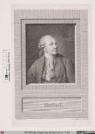 Bildnis Friedrich Gottlieb Klopstock