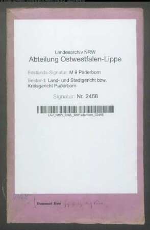 Erblasser: Becker, Franziska, geb. Meier: