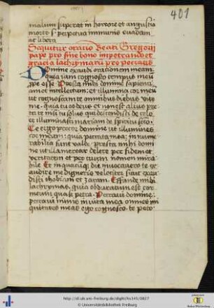 [401r - 414v] Gebete um einen guten Tod.