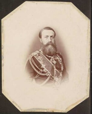 Großherzog Friedrich I. in Uniform, Brustporträt.