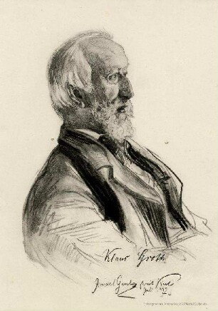 Bildnis von Klaus Groth (1819-1899)