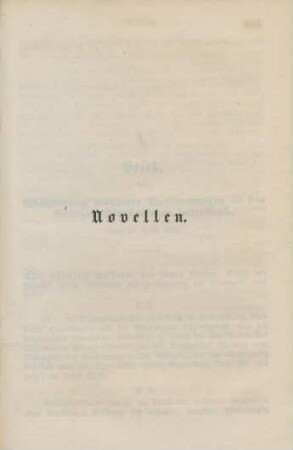 Novellen.