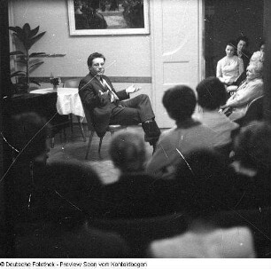 Peter Schreier im Klubhaus "August Bebel", Wasaplatz