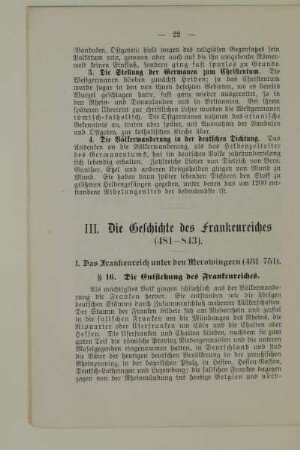 III. Die Geschichte des Frankenreiches (481-843)