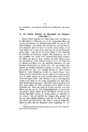 Die biblische Geschichte als Mittelpunkt des Religionsunterrichts