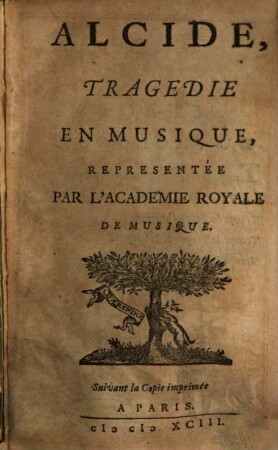 Recueil Des Opera, Des Ballets, & des plus belles Piéces en Musique qui ont été representées depuis dix ou douze ans jusques à present devant sa Majesté Tres-Chrestienne. 5