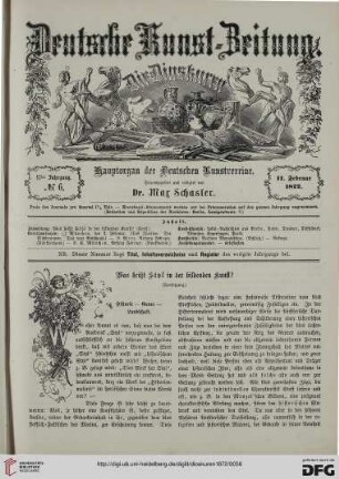 Nr. 6 (11. Februar 1872)