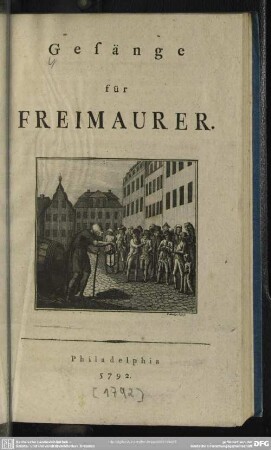 Gesänge für Freimaurer