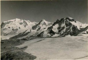 Panoramaansicht des Monte Rosa