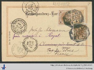 Postkarte vom 20.09.1896.