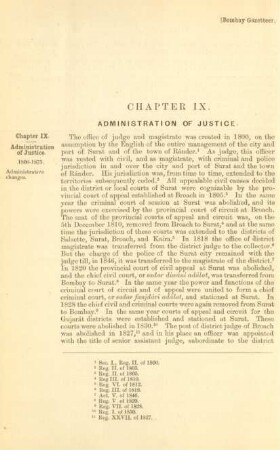 Chapter IX. Administration of justice