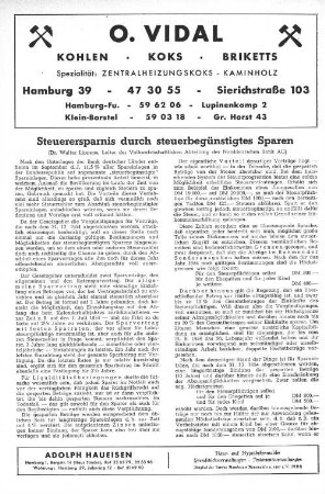 Steuerersparnis durch Steuerbegünstigtes Sparen