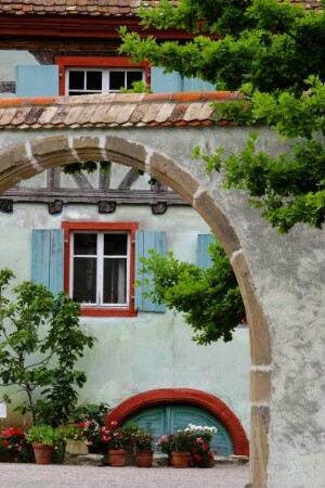 Frankreich. Alsace. Haut Rhin. Ungersheim. Ecomusee d Alsace
