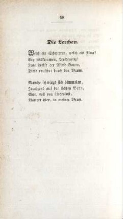 Die Lerchen.