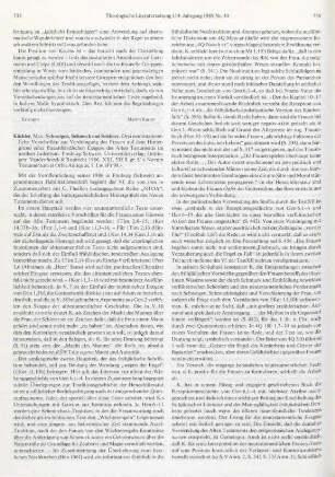735-737 [Rezension] Küchler, Max, Schweigen, Schmuck und Schleier