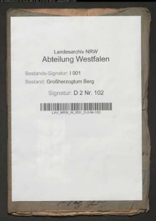 Verpachtung verschiedener Zehnten in der Rentei Oelde