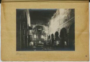 Abtei, Pomposa: Innenansicht (aus: Skizzen- und Fotoalbum 5)