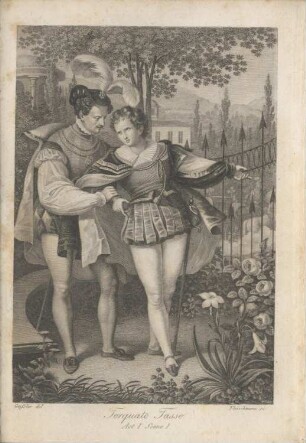 "Torquato Tasso, Act I, Scene I" Tasso und Antonio