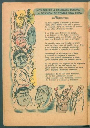 Nos ofrece a raudales Europa la ocasión de tomar una copa