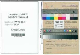 Entnazifizierung Inga Krueger , geb. 01.05.1911 ()