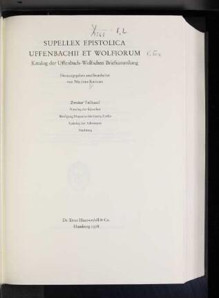 Bd. 8, Teilbd. 2: Katalog der Schreiber : Supellex epistolica Bd. 8,2 (Schreiber: Muscilus bis Zyrlin, Adressaten) Krüger, Nilüfer