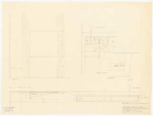 Evangelisches Gemeindezentrum, Herford: Kirche. Wandtafel: 1:1, 1:10