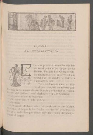 Capítulo LII - A la justicia prenden
