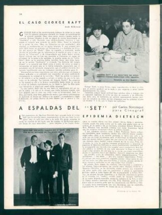 El caso George Raft - desde Hollywood