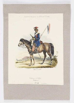 Chasseurs d’Alger, aus: "Französische Kavallerie"