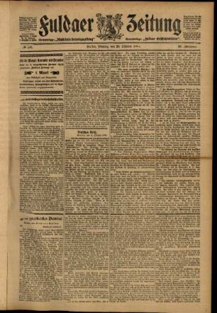 Ausgabe vom Montag, den 23. Oktober 1905.