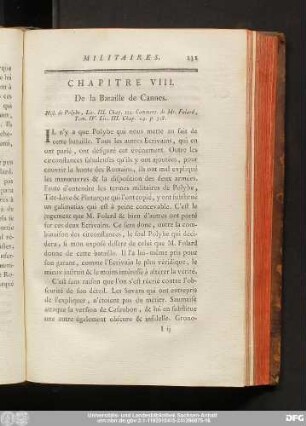 Chapitre VIII. De la Bataile de Cannes.