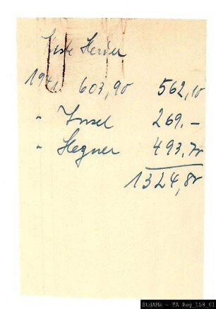 Lager der "Kriegsarbeitsgemeinschaft der Buchhandlungen Regensberg und Poertgen"