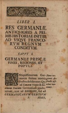 Iacobi Caroli Spener Historia Germaniae Vniversalis Et Pragmatica : Breviter Ac Perspicve Exposita Cvm Perpetvis Notis Et Copiosis Indicibvs. [1]