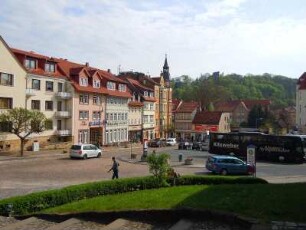 Eisenach - Häuser am Frauenplan : Häuser am Frauenplan in Eisenach, aufgenommen am 30. April 2012