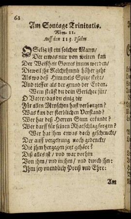 Am Sontage Trinitatis. - Am 27. Sontage Trinitatis.