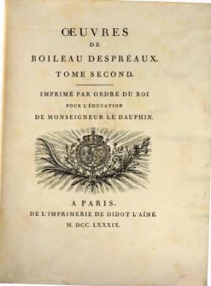 Oeuvres De Boileau Despréaux, 2