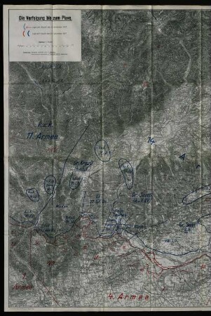 Karte 3. Die Verfolgung bis zum Piave.