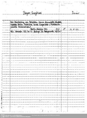 Baier, Siegfried (Beyer)