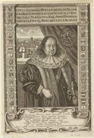 Veit Georg (II.) Holzschuher, Ratsherr und Kriegsherr; geb. 3. März 1606; gest. 1. August 1665