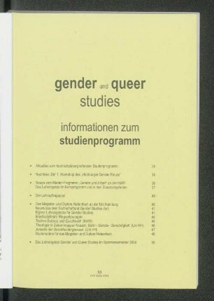 Gender und queer studies