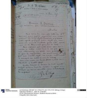 zur Erwerbung: I/29/1887: III C 3758-3773, III D ...