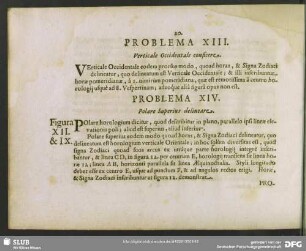 Problema XIV. Polare Superius delineare
