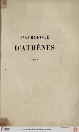 Band 2: L'Acropole d'Athènes
