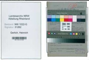 Entnazifizierung Heinrich Gerlich , geb. 10.03.1891 (Baumeister)