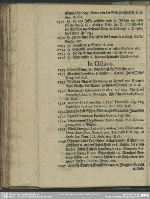 [Libri] In Octavo