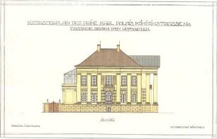 Landbauamt München; München; Prinz-Carl-Palais - Hofgartenseite (Ansicht)